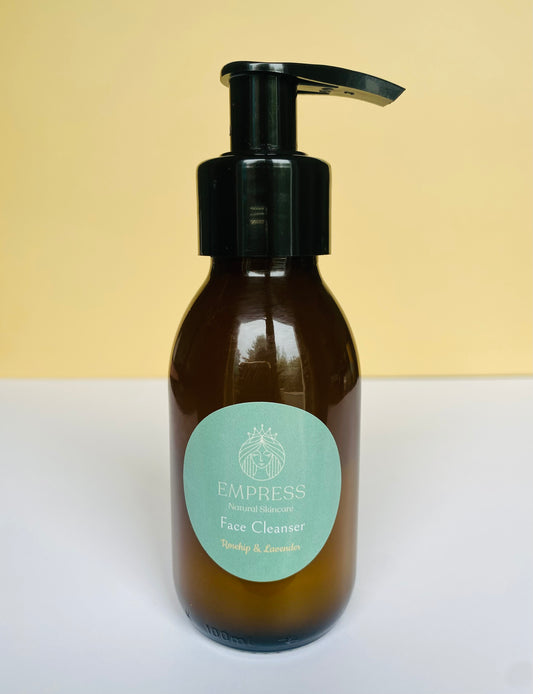 Jojoba, Rosehip & Lavender Natural Face Cleanser (100ml)