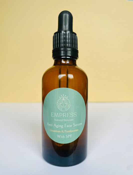 Geranium & Frankincense Anti Aging Face Serum (50ml)
